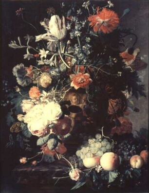 Blumen und Früchte