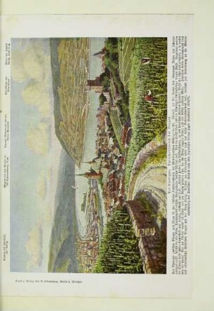 Der Rheingau. Rheindurchbruch bei Bingen