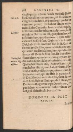 Dominica II. Post Pascha.