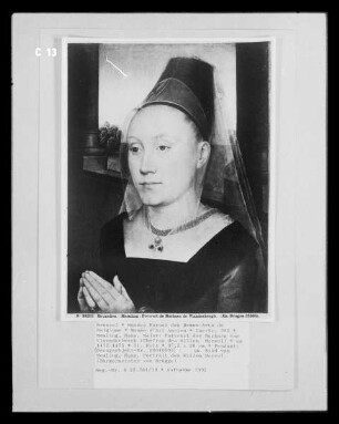 Portrait der Barbara van Vlaenderberch (Ehefrau des Willem Moreel)
