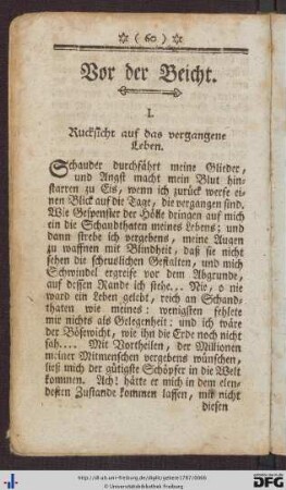 Beicht-Gebete.