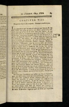 69-73, Chapitre VIII