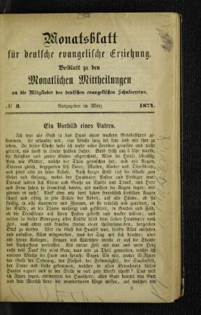 ¬Ein¬ Vorbild eines Vaters