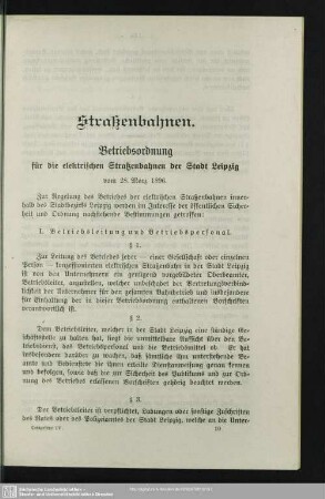 Straßenbahnen