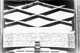 Halle (Saale), Marktkirche St. Marien, Detail der Baugestaltung; Nickel Hoffmann