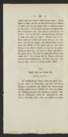 124. Taube hält den Feind ab.