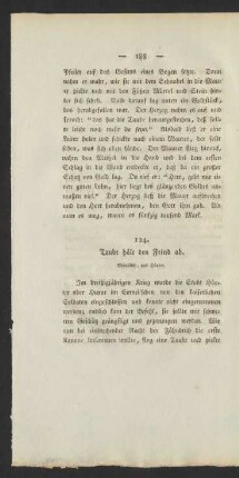 124. Taube hält den Feind ab.