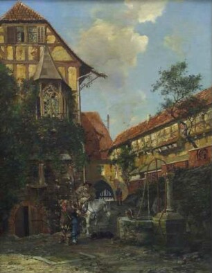 Im Hof der Wartburg