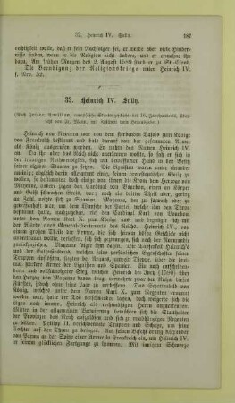 32. Heinrich IV. Sully