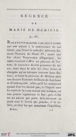 Régence de Marie de Médicis (No. 481)