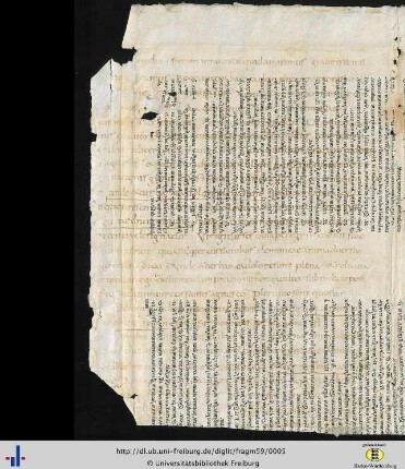Gespiegelter Abdruck desselben Textes (1v, 2r).