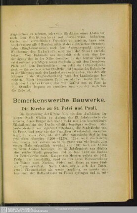 Bemerkenswerthe Bauwerke