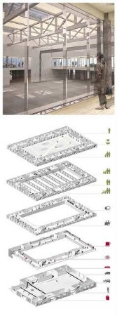 Transformation TXL - Vom Flugfeld zum Lebensraum Schinkelwettbewerb 2013: Innenperspektive, Diagramm