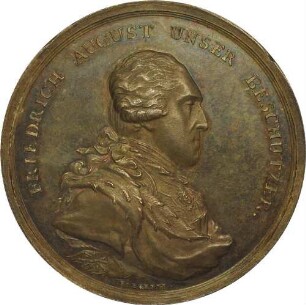 Kurfürst Friedrich August I. - Preismedaille der Leipziger Ökonomische Gesellschaft