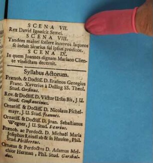 Fabius Benvoglientes : In Scenam datus, cum Reverendus, [et]c. Doctißimus Dominus M. Joannes Georgius Sartor ... Praefectus Maioris Congr. Academiae B. V. Mariae ab Angelo Salutatae Promulgaretur Ingolstadii