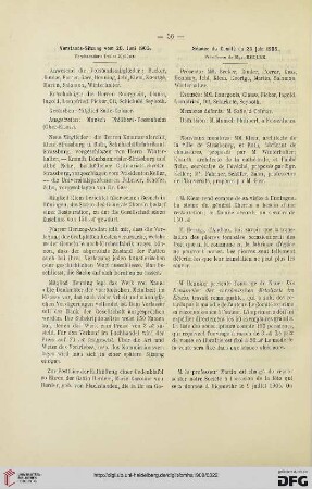 Vorstands-Sitzung vom 28. Juni 1905 / Séance du Comité du 28 juin 1905