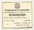 Urkunde über die Verleihung des Caritasabzeichens an Regierungspräsident Scherer, Sigmaringen, vom 26.09.1927, mit Begleitschreiben