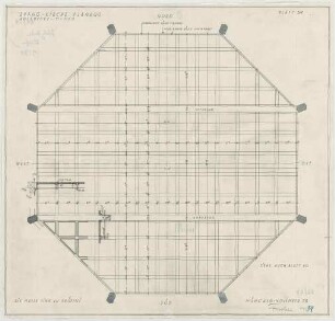 Fischer, Theodor; Planegg bei München (Bayern); Ev. Waldkirche - Deckenabwicklung