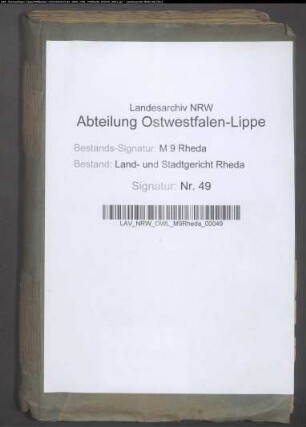 Acta voluntariae jurisdictionis (Protokolle der freiwilligen Gerichtsbarkeit)