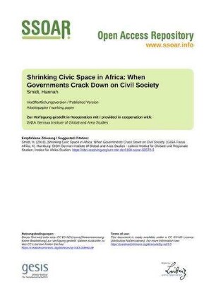 Shrinking Civic Space in Africa: When Governments Crack Down on Civil Society