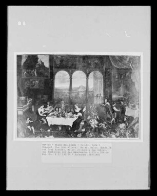 Allegorie des Gehörs, des Tastsinns und des Geschmacks