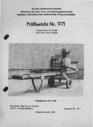 Erdtopfpresse SA 4-008