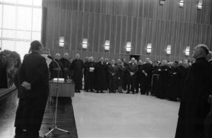 Besuch der katholischen Geistlichen aus den Pfarreien der Partnerstadt Nancy beim Dekanat Karlsruhe.