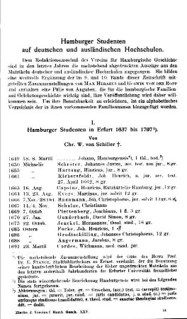 Hamburger Studenten auf deutschen und ausländischen Hochschulen.