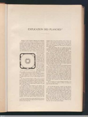 Explication des planches