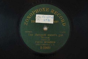 Der Herrgott meint's gut / (Maxstadt)