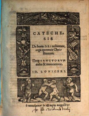Catechesis de bona Dei voluntate erga quemvis Christianum, deque Sanctorum culta invocatione