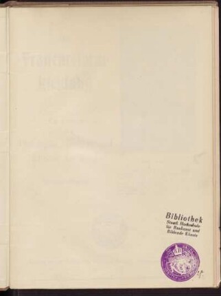 Vorblatt