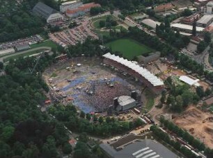 Erfurt, Steigerwaldstadion. Konzert Bon Jovie am 13. Juni 1996