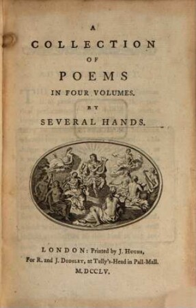 A Collection Of Poems : In Four Volumes. 1