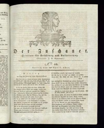 No. 44 - 12. April 1821