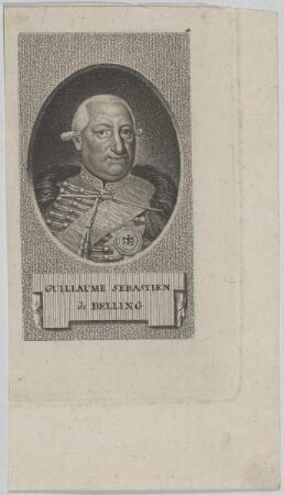 Bildnis des Guillaume Sebastien de Belling