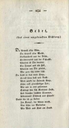 Gebet.