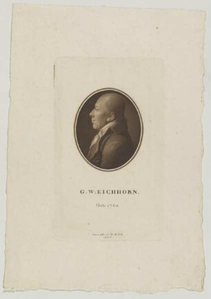 Bildnis des G: W: Eichhorn