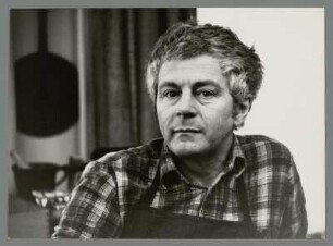 Claus Weidensdorfer : Portrait des Grafikers Claus Weidensdörfer in der Grafikwerkstatt Dresden