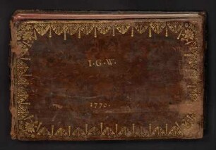 Stammbuch Johann Gottfried Württemberger : geb. 1753, Pfarrer, aus Ludwigsburg