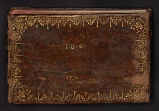 Stammbuch Johann Gottfried Württemberger : geb. 1753, Pfarrer, aus Ludwigsburg