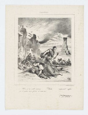 Une de ces mille victimes..., aus: "L’Artiste", Paris 1834