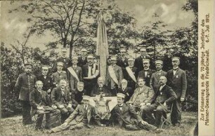 Zur Erinnerung an die 70 jährige Jubelfeier des Männer-Gesangverein Friedrichstadt. 6.-7. Juli 1912.