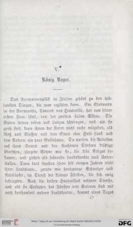 V. König Roger