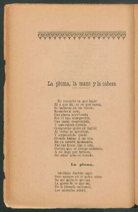 La pluma, la mano y la cabeza