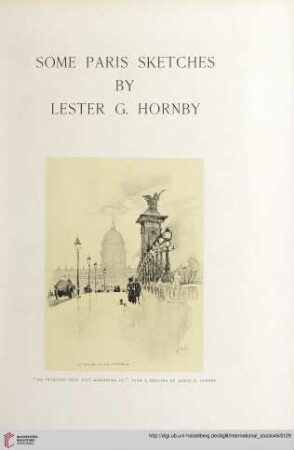 Some Paris sketches by Lester G. Hornby