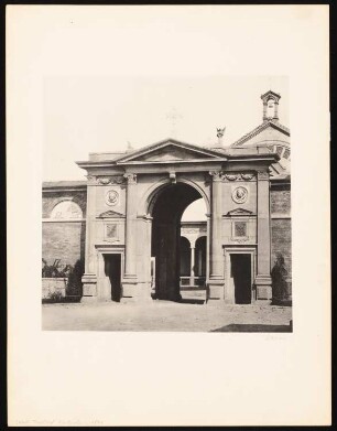 Camposanto des städtischen Friedhofes, Karlsruhe: Ansicht