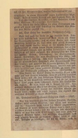 Preußens und Rußlands Krieg von 1806 - 1807