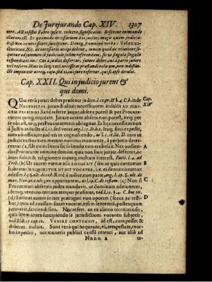 Cap. XXII. Qui injudicio jurent & qui domi