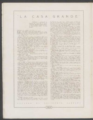"La Casa Grande"